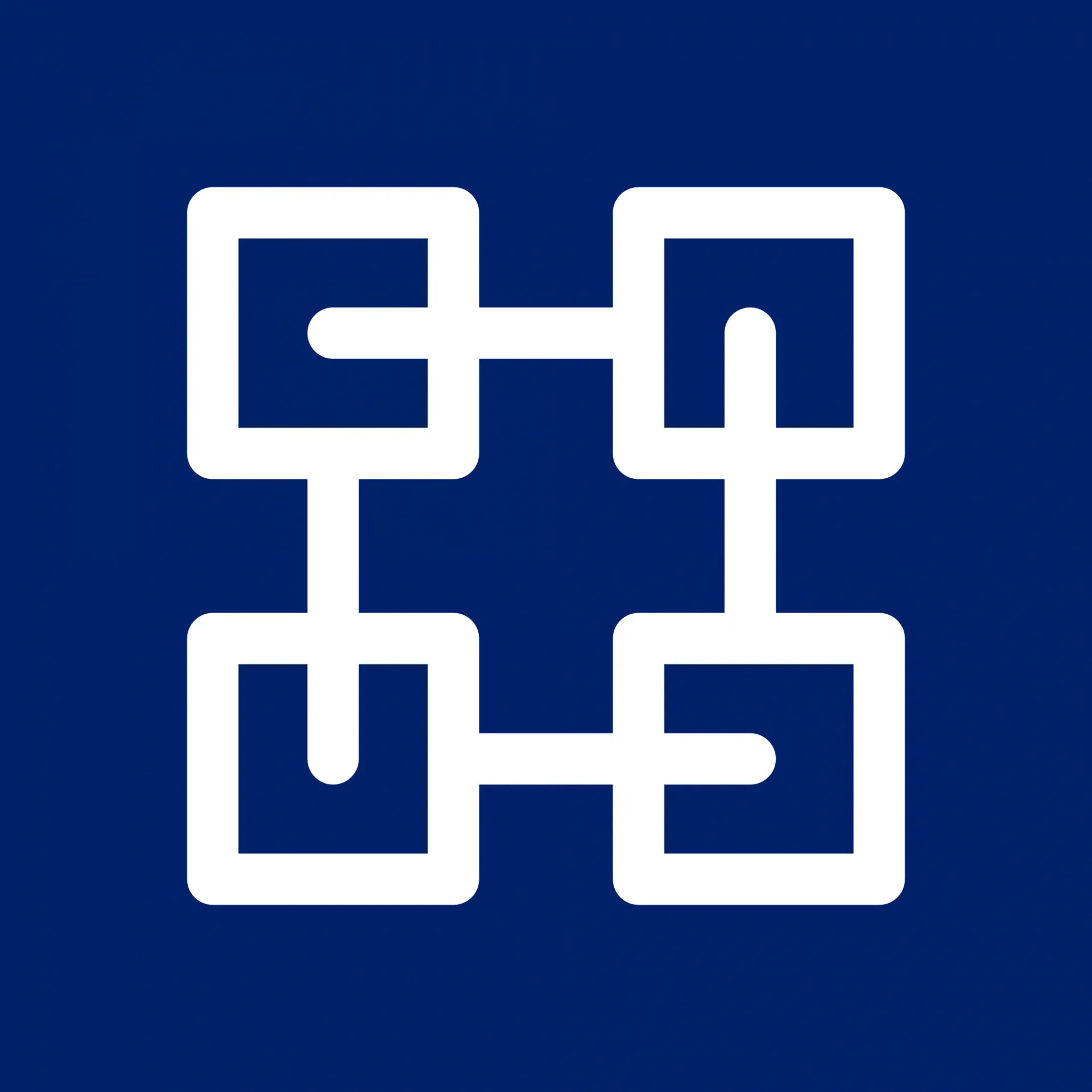 Icon of blockchain